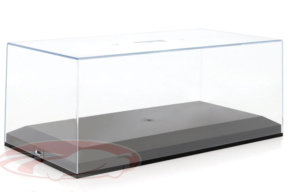1:18 Бокс акриловый прозрачный с основанием черного цвета - ExCEinzel / 308.159.122