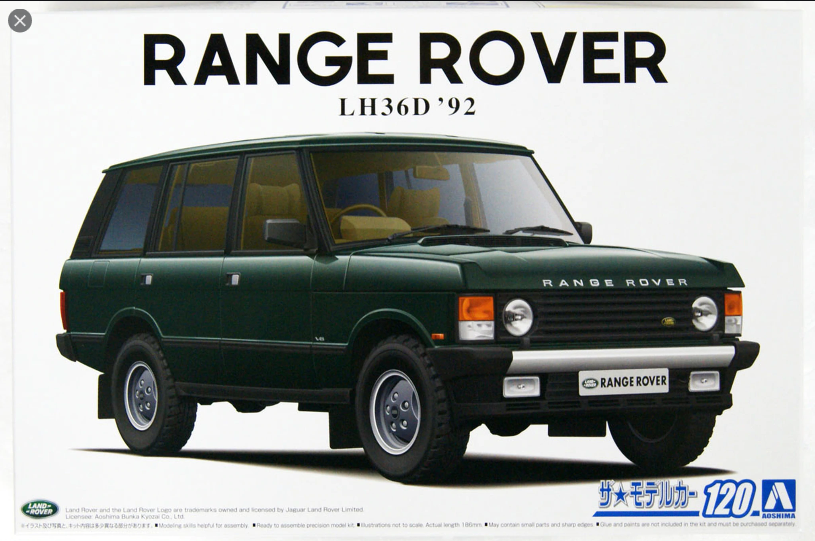 1:24 Сборная модель Land Rover Range Rover Classic '92 - 05796