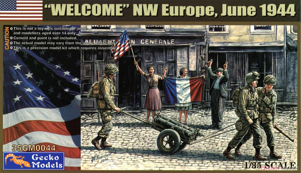 1:35 Сборная модель 'Welcome' NW Europe, June 1944 - 35GM0044