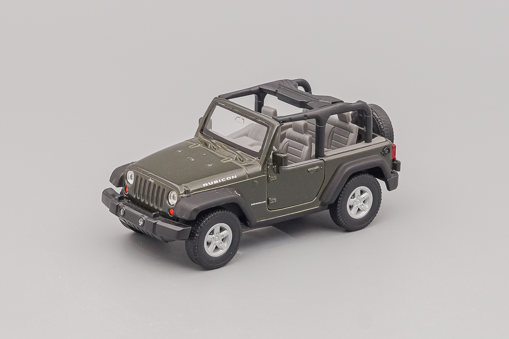 1:36 JEEP Wrangler Rubicon, black - 42371C-W-X1
