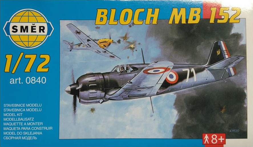 1:72 Самолет Bloch MB 152 - 0840