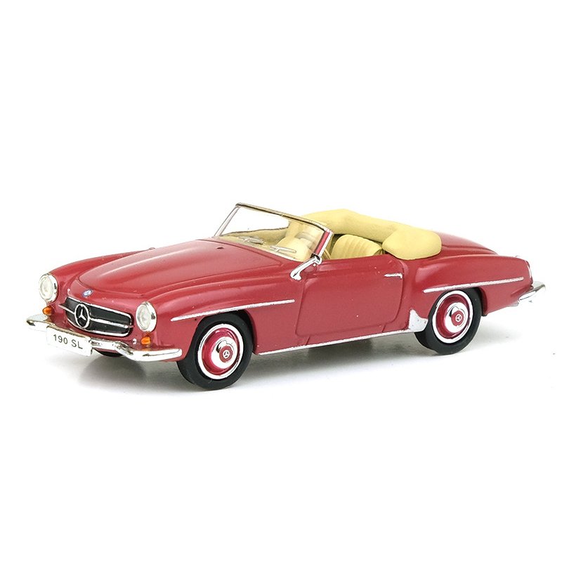 1:87 MERCEDES-BENZ 190SL (W121) Spider (открытый) (1955), красный - 38093