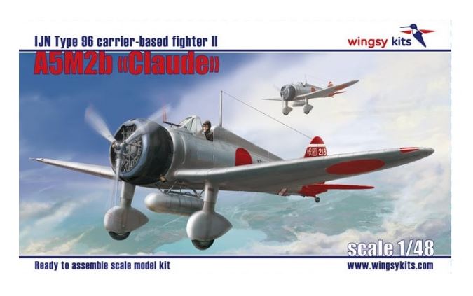 1:48 Сборная модель IJN Type 96 carrier-based fighter II A5M2b 'Claude' - D5-01