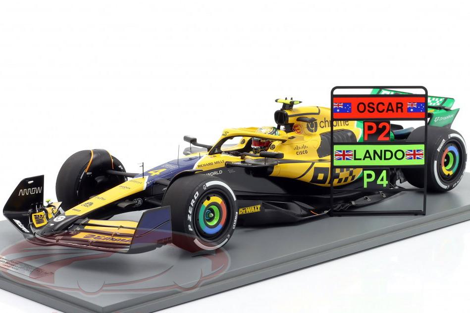 1:12 McLAREN MCL38 #4 4th Monaco GP Formula 1 Lando Norris (2024) - 12S048