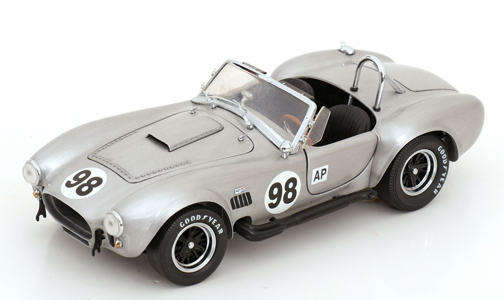1:24 SHELBY Cobra 427 S/C No 98, Caroll Shelby, silver - B11ZF05