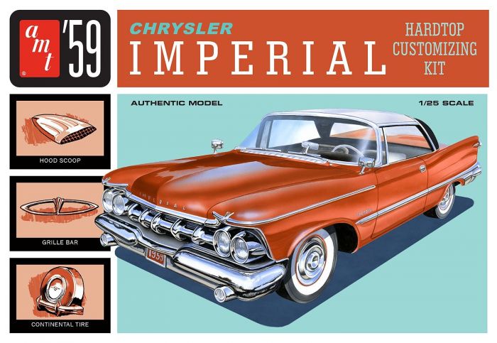 1:25 Сборная модель 1959 Chrysler Imperial - amts1136