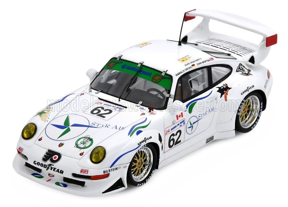 1:43 PORSCHE 911 993 GT2 EVO Team CJ Motorsports 24h Le Mans (1998) John Morton - Harald Grohs - John Graham - S9920