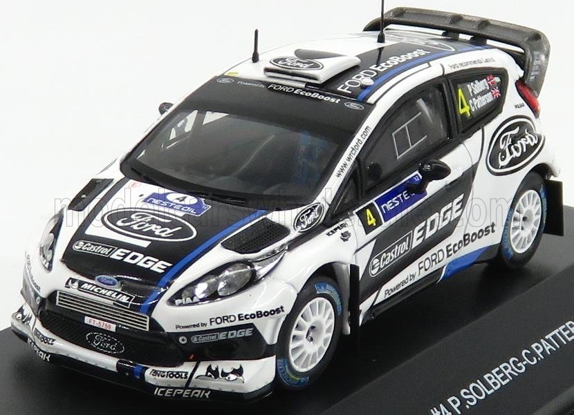 1:43 FORD Fiesta Rs Wrc №4 Rally Finland (2012) P.Solberg - C.Patterson, White Black - TRMNP505