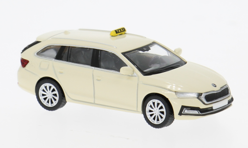 1:87 SKODA Octavia IV Combi Taxi (D) (2019), beige - PCX871260