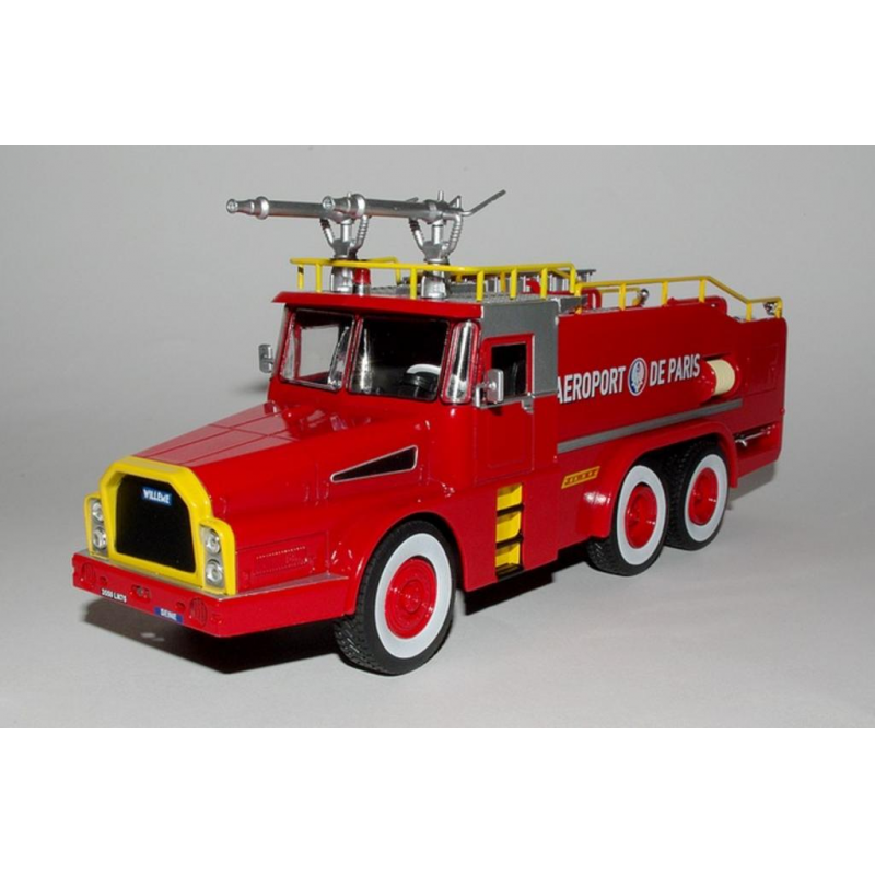 1:43 WILLEME Type W8 DAE 6X6 (1975) Aeroport Sides, Plus Beaux Camions de Sapeurs-Pompiers № 60 - HP6799-60