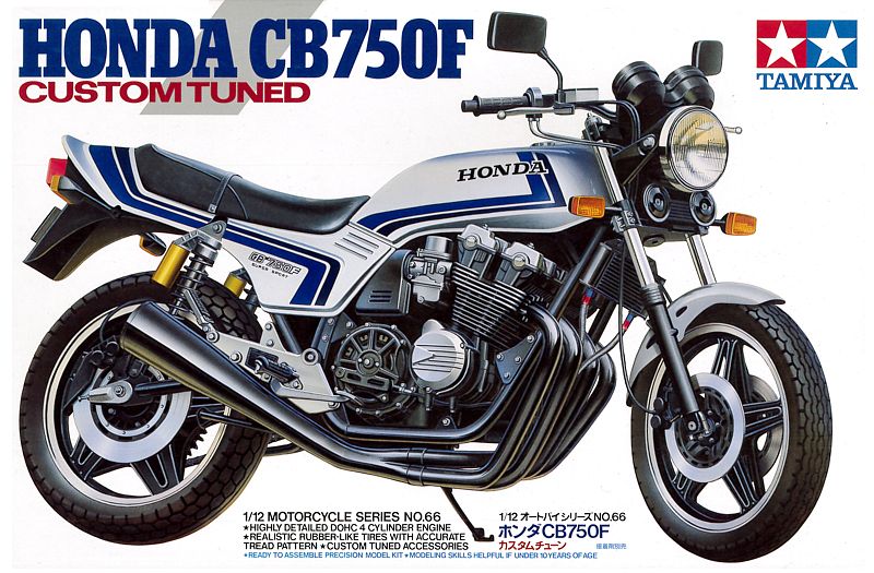 1:12 Сборная модель Honda CB750F 'Custom Tuned' - 14066