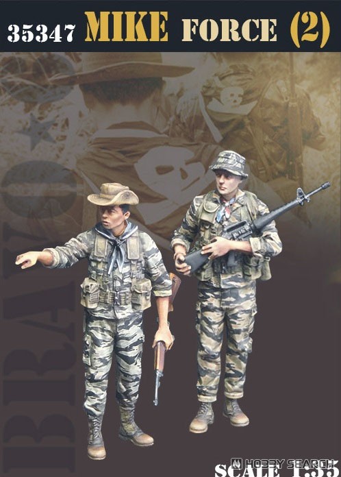 1:35 Фигурки командование мобильных ударных сил армии США (2) / MIKE Force (2) - B6-35347
