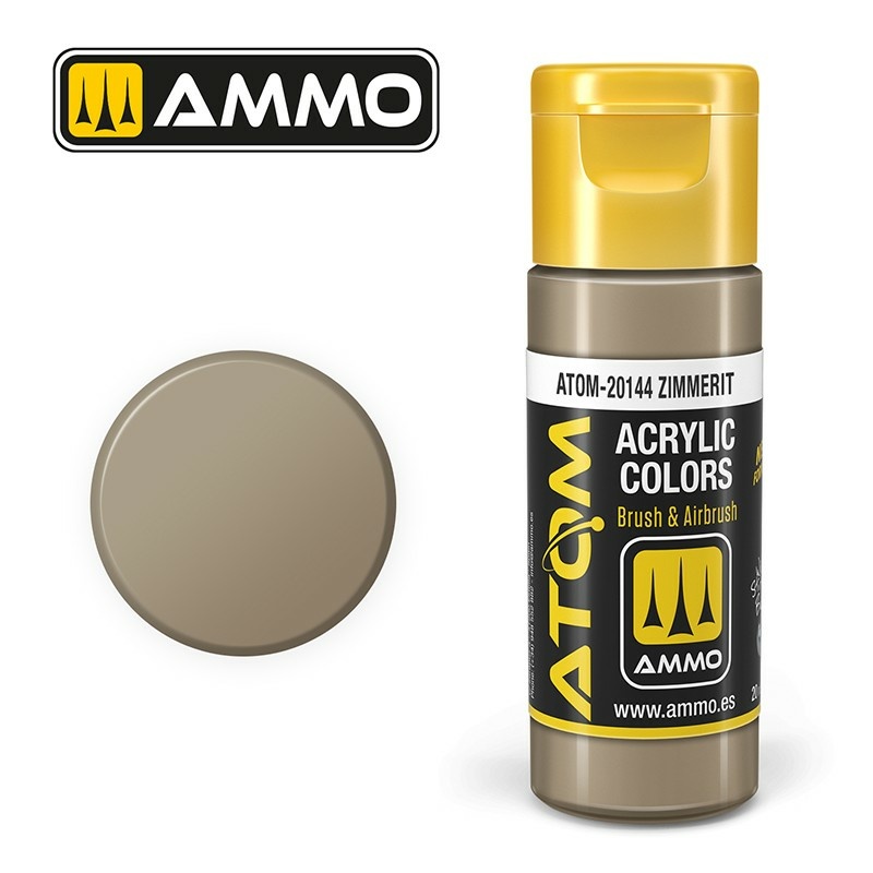 Краска акриловая краска ATOM COLOR Циммерит / Zimmerit, 20мл - ATOM20144