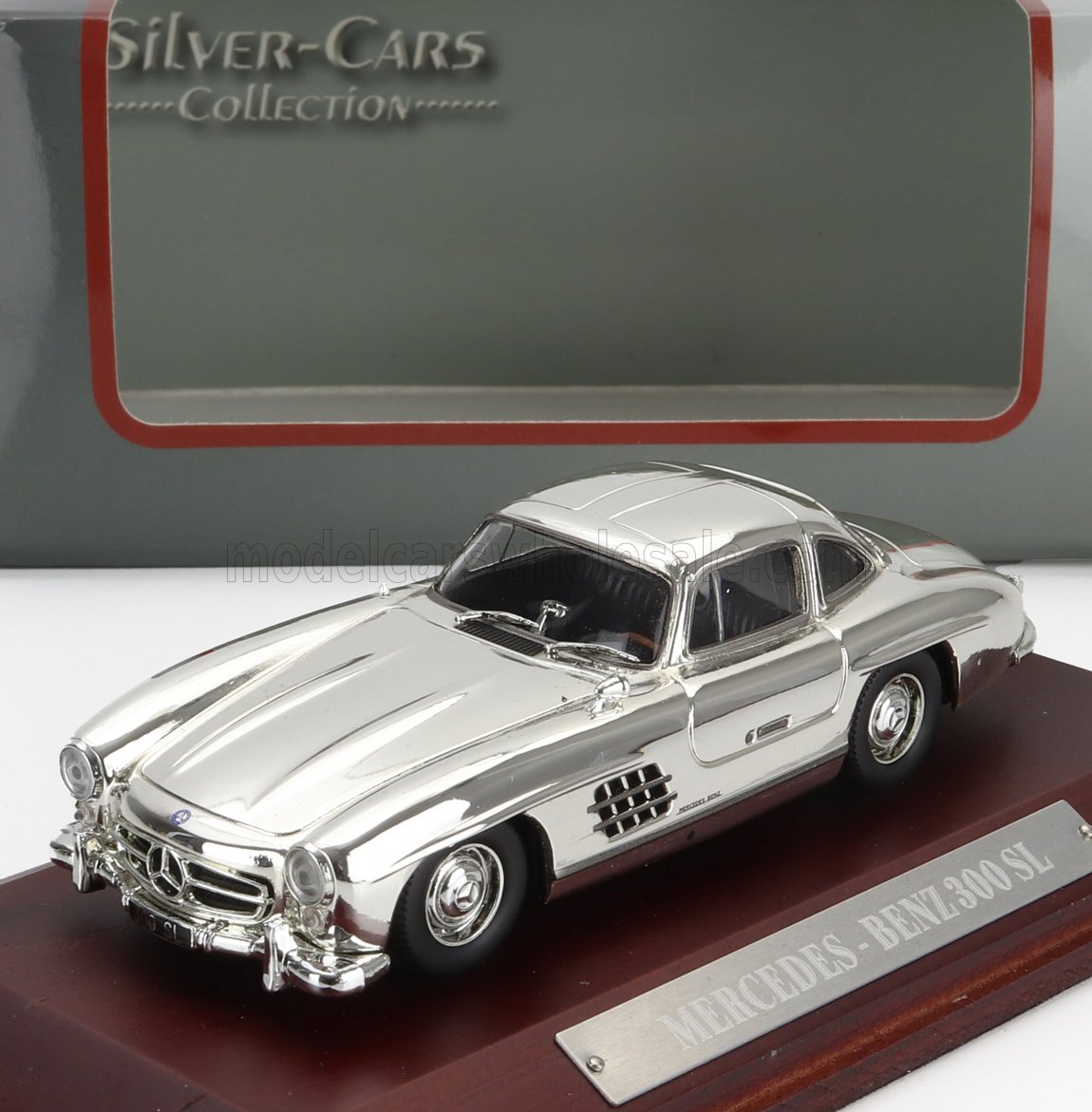 1:43 MERCEDES BENZ 300sl Coupe (w198) (1954), chrome - ACH012-ABSIC115
