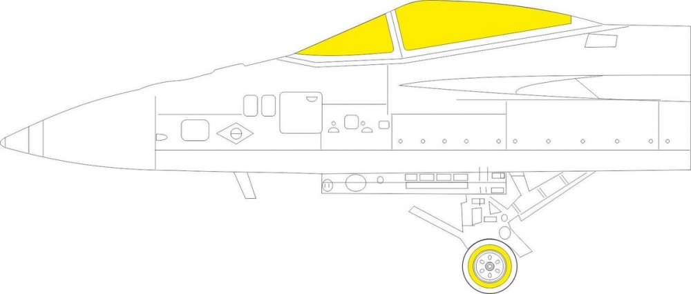 1:48 Маска окрасочная F/ A-18E - EX811