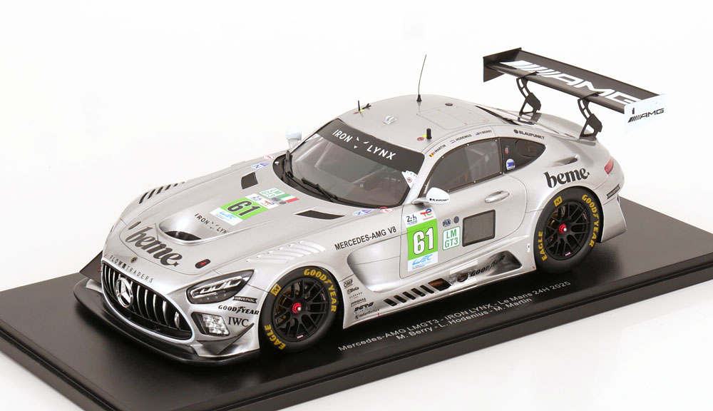 1:18 MERCEDES-BENZ AMG LMGT3 No 61 24h Le Mans, Berry/Hodenius/Martin (2025) - 18S1075