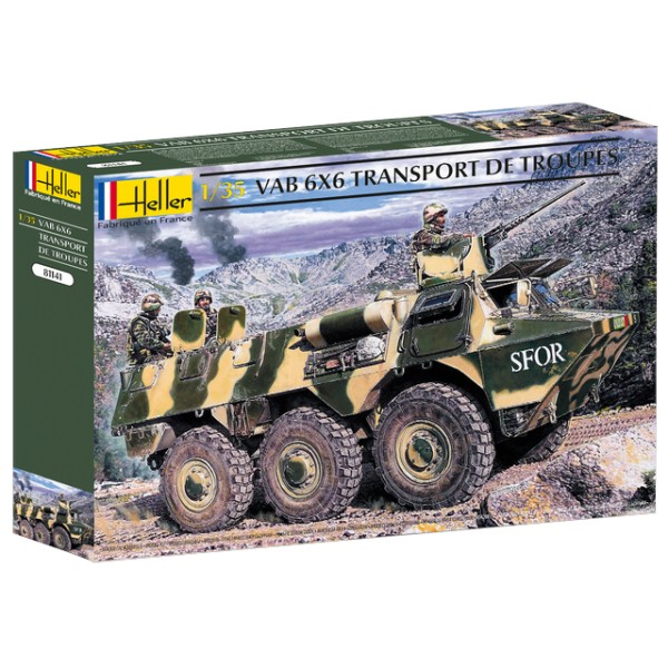 1:35 Сборная модель VAB 6x6 Trasport de troupes - 81141