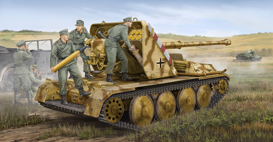 1:35 Сборная модель САУ Waffentrager 8,8cm PAK-43 - 05550
