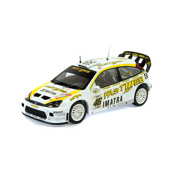 1:43 FORD Focus WRC #46 Winner Monza Rally Valentino Rossi (2006), white - RAM255