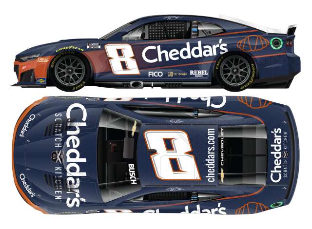 1:24 CHEVROLET #8 Kyle Busch *Cheddar`s*, blue/white/red 2026 - CX82622CHDKB