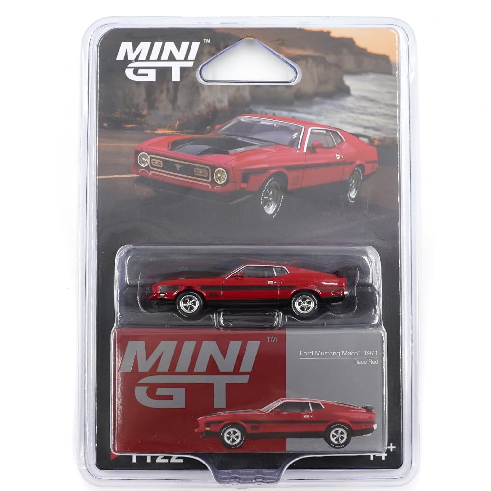 1:64 FORD Mustang Mach 1 (1969), red - MGT01122-BL