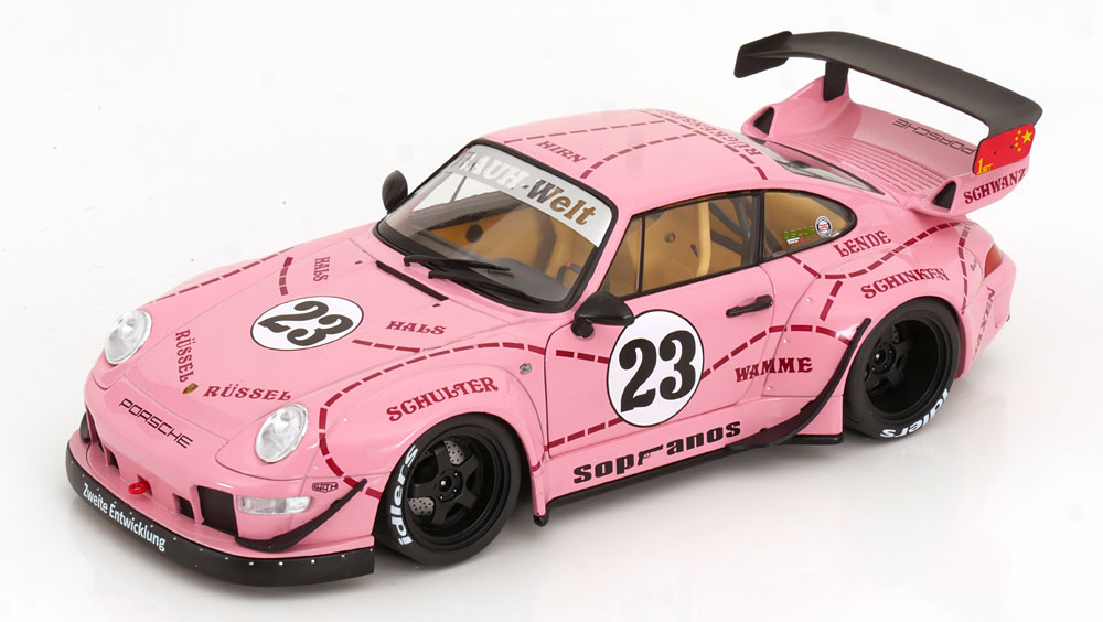 1:18 PORSCHE 911 (993) Sopranos RWB Bodykit Pink Pig (2020), pink red - S1808503