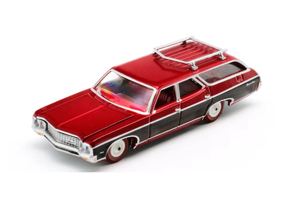 1:64 CHEVROLET Kingswood Estate Wagon (1970), Cranberry Red - 8009C