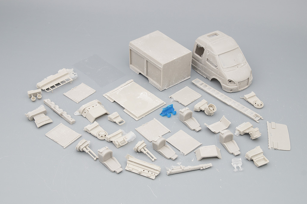 1:43 Набор для конверсии АПП-3 на базе ГАЗ 3302 Бизнес (двойная кабина) - UM-K093