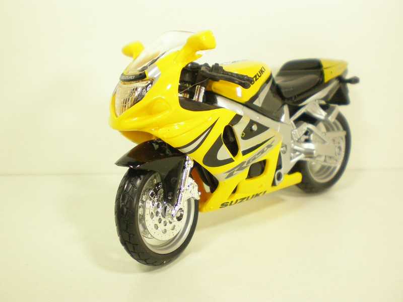 1:18 SUZUKI GSX-R750, CYCLE Collection, желтый - Hda01014