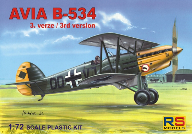 1:72 Сборная модель Avia B.534 III. version - 92079