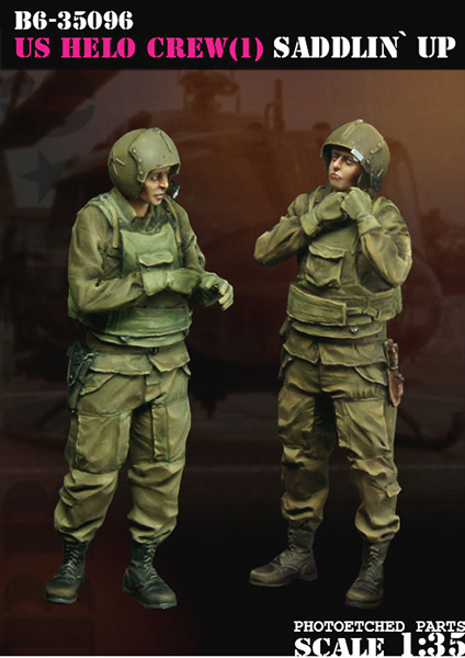 1:35 U.S. Helo Crew (1) Saddlin' Up / Экипаж Вертолета США (1) 'Садится в седло' - B6-35096