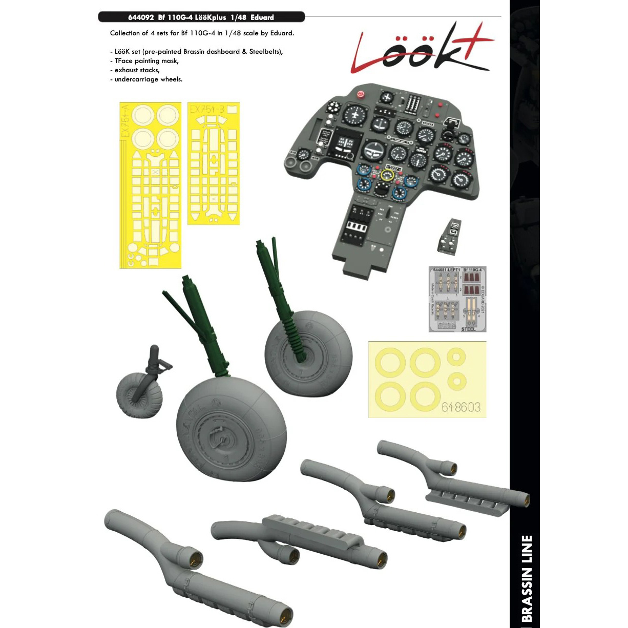 1:48 Набор LööKplus для Bf 110G-4 - 644092