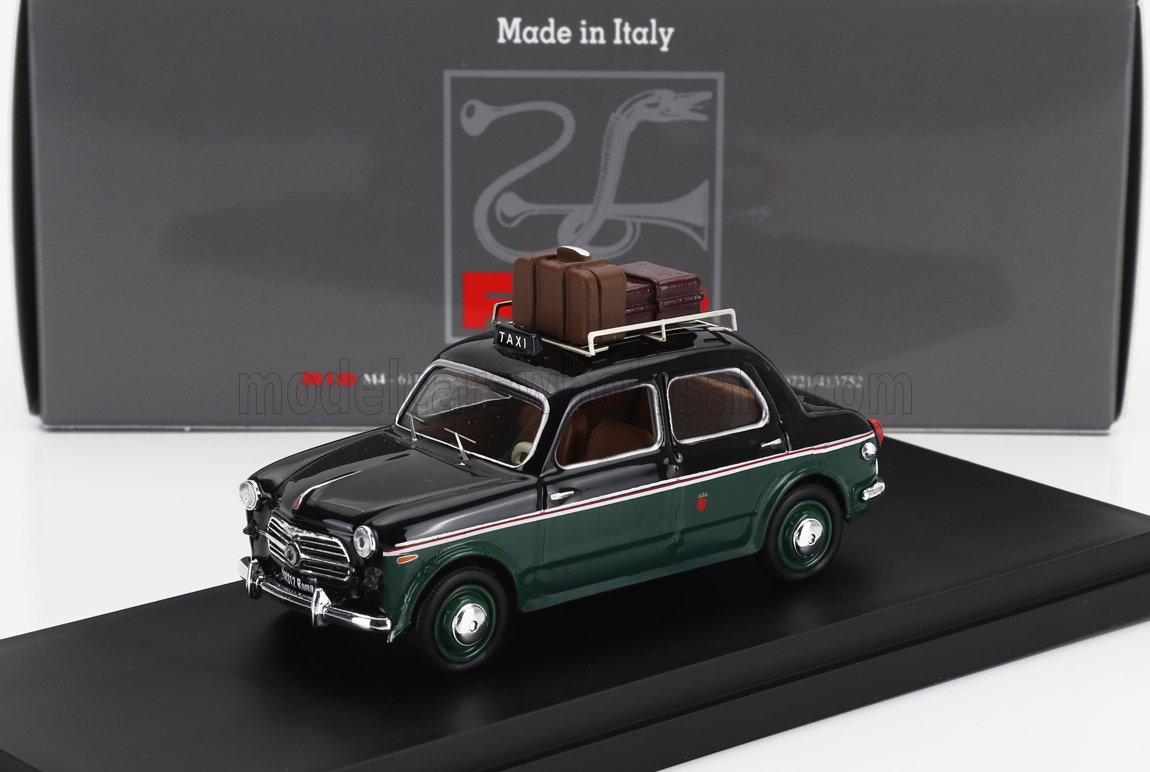 1:43 FIAT 1100 Taxi Roma (1956), Black Green - 4732