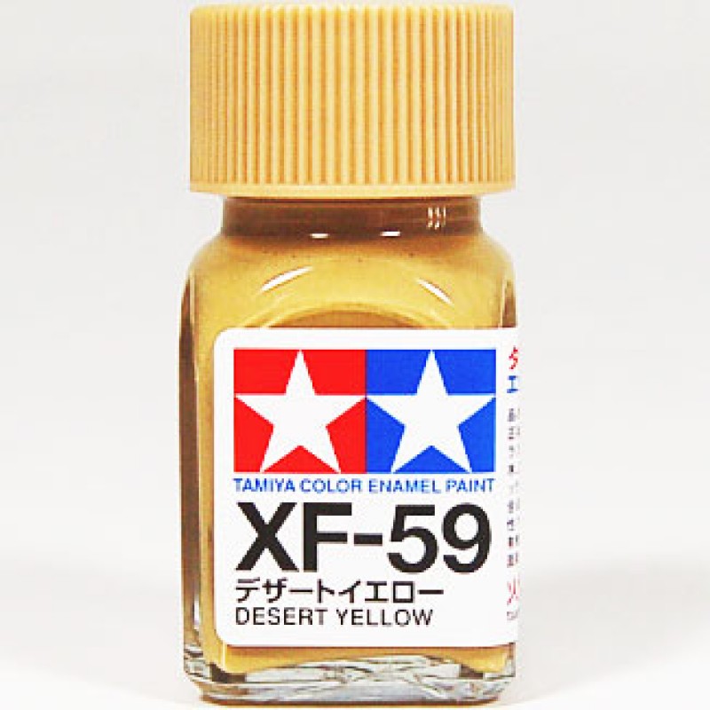 XF-59 Desert Yellow (краска эмалевая, пустынно-желтый матовый), 10мл. - 80359