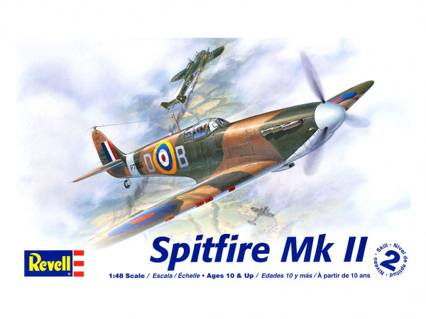 1:48 Сборная модель Британский истребитель Spitfire Mk-II (1) - 15239
