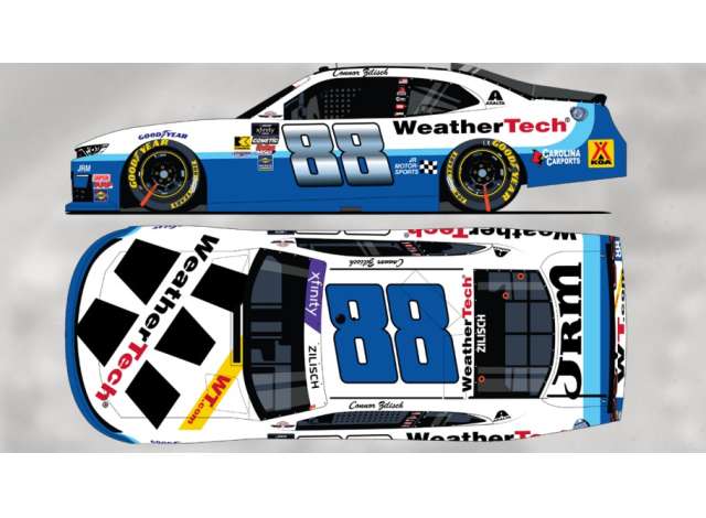 1:64 Chevrolet #88 Connor Zilisch *WeatherTech Throwback*, white/blue 2025 - N882565WTBZI