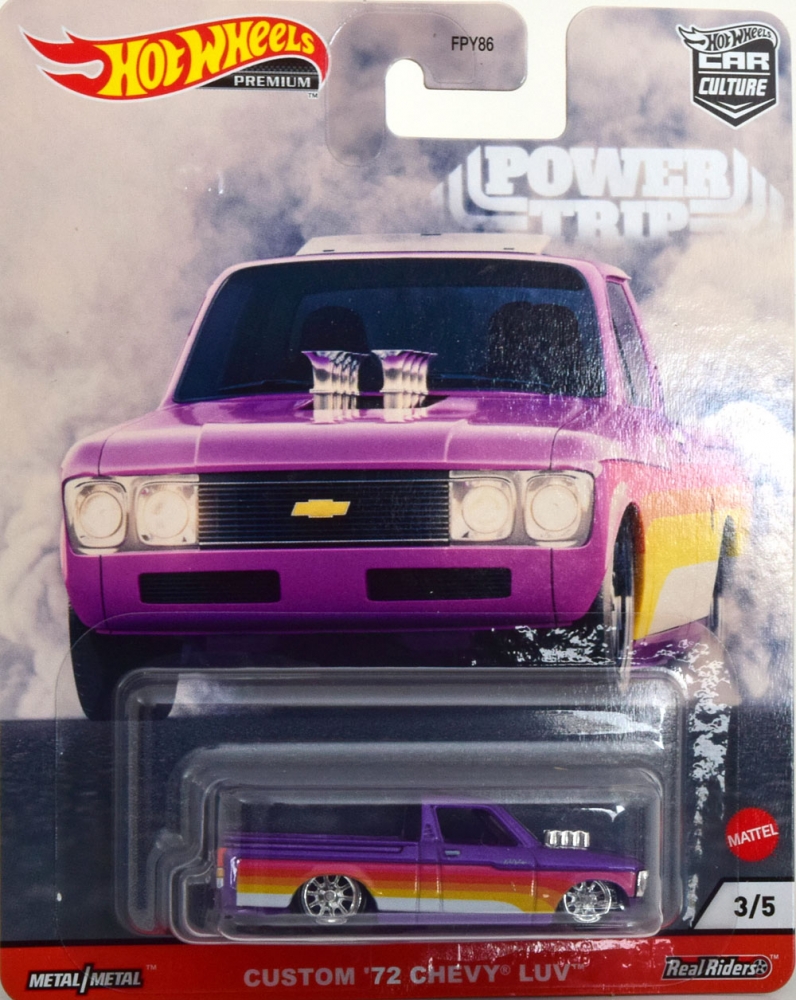 1:64 CHEVROLET Luv Custom Pick Up (1972), purple yellow - GJR03