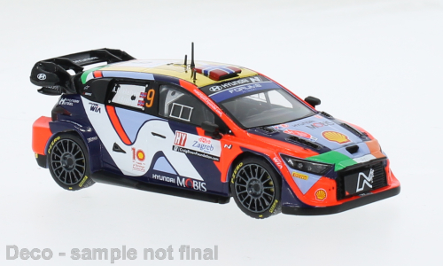 1:43 HYUNDAI i20 N Rally1 #9 WRC Rally Croatia 2024 - IXORAM933C.22