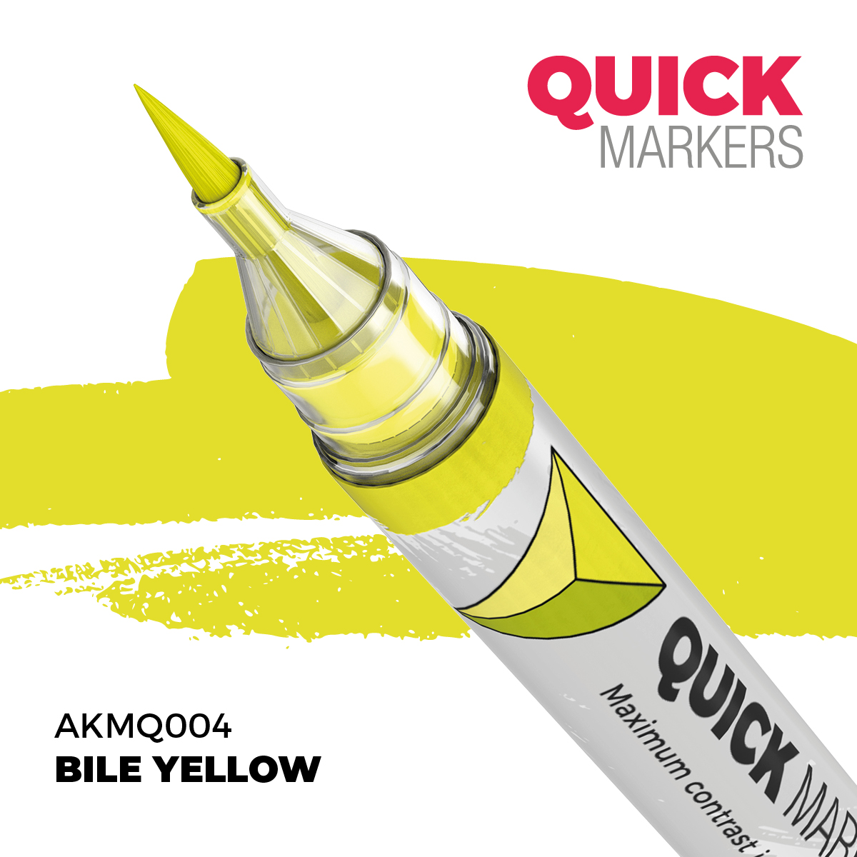 Маркер QUICK MARKER - Желчь жёлтая / Bile Yellow - AKMQ004
