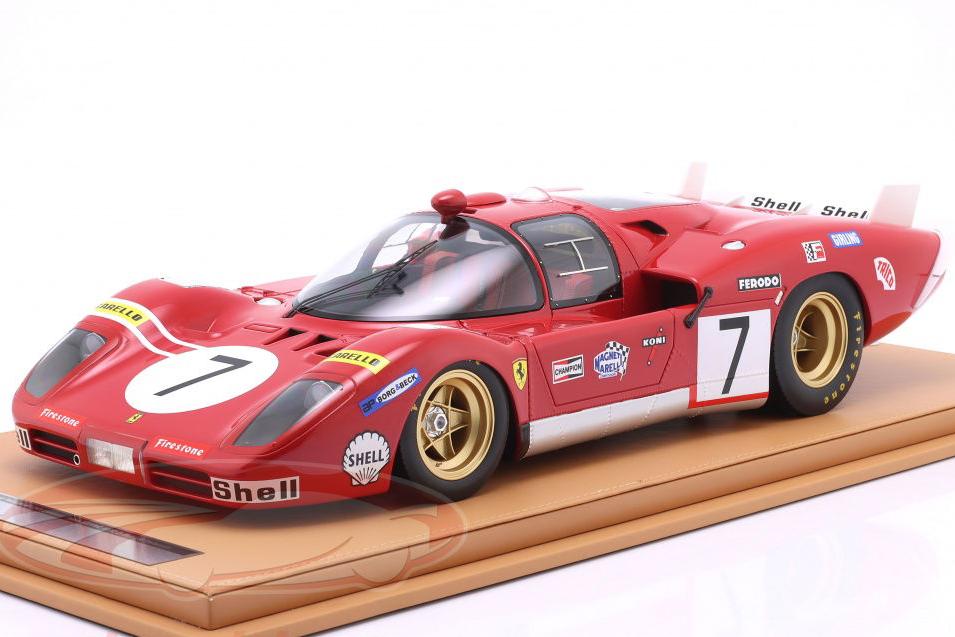 1:12 FERRARI 512S 5.0L V12 №7 24h LeMans Derek Bell, Ronnie Peterson (1970) - TM12-02C