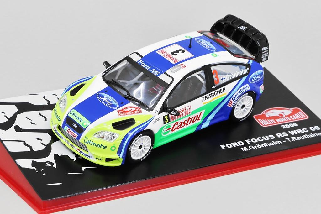 1:43 FORD Focus RS 06 WRC #3 Rallye Monte-Carlo, M. Gronholm / T. Rautiainen (2006) - AARMC002