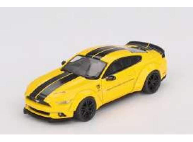1:64 Ford Mustang LB-Works, triple yellow 2015 - MGT01077Rhd