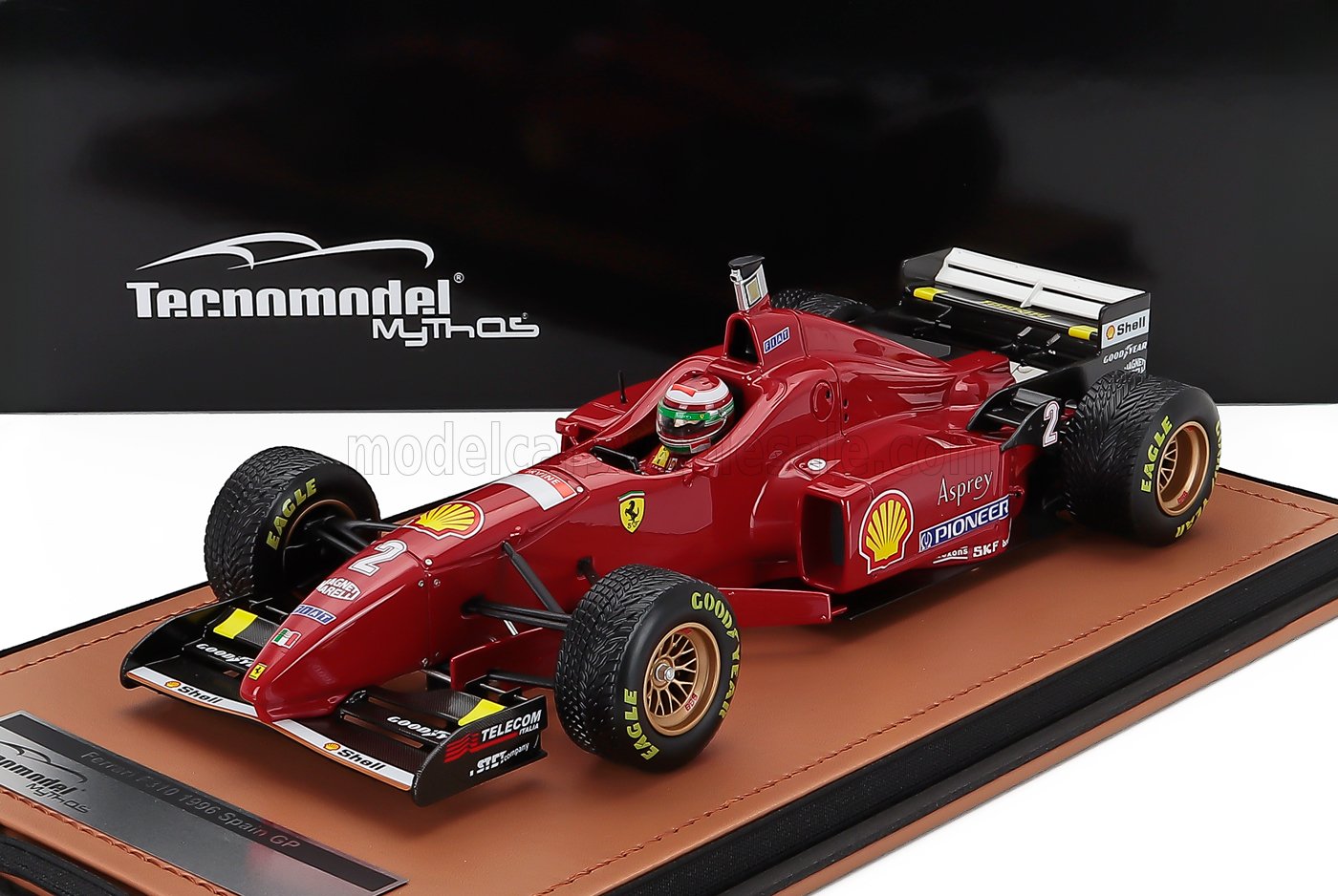 1:18 FERRARI F1 F310 №2 Spanish Gp (with Pilot Figure) With Rain Tires (1996) Eddie Irvine, Red - TMD18-332D