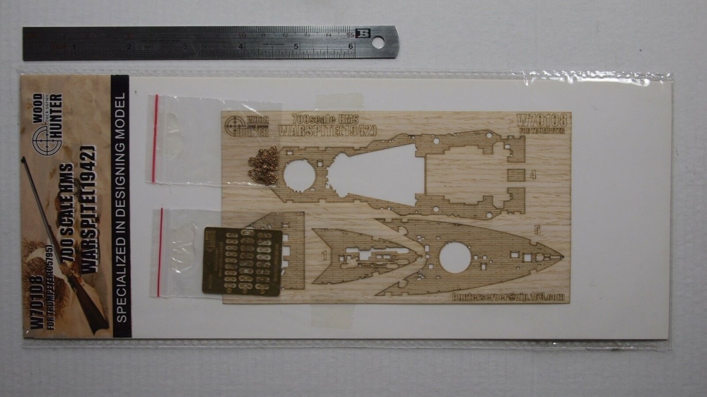 1:700 Набор деталей HMS Warspite 1942 (Trumpeter 05795) - W70108
