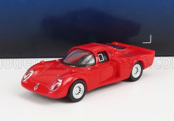 1:87 ALFA ROMEO 33.2 №0 Press Daytona (1968), red - 38343