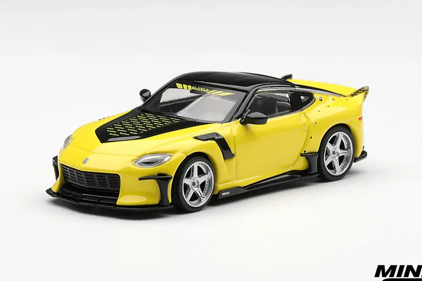 1:64 NISSAN FFZ400 Veilside (2025), ikazuchi yellow - MGT01316-L