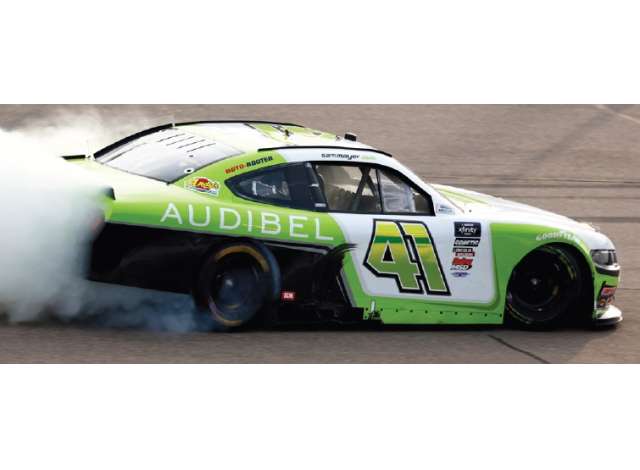 1:64 Ford Mustang #41 Sam Mayer *Audibel*, green/white 2025 - W412565AUBSMI