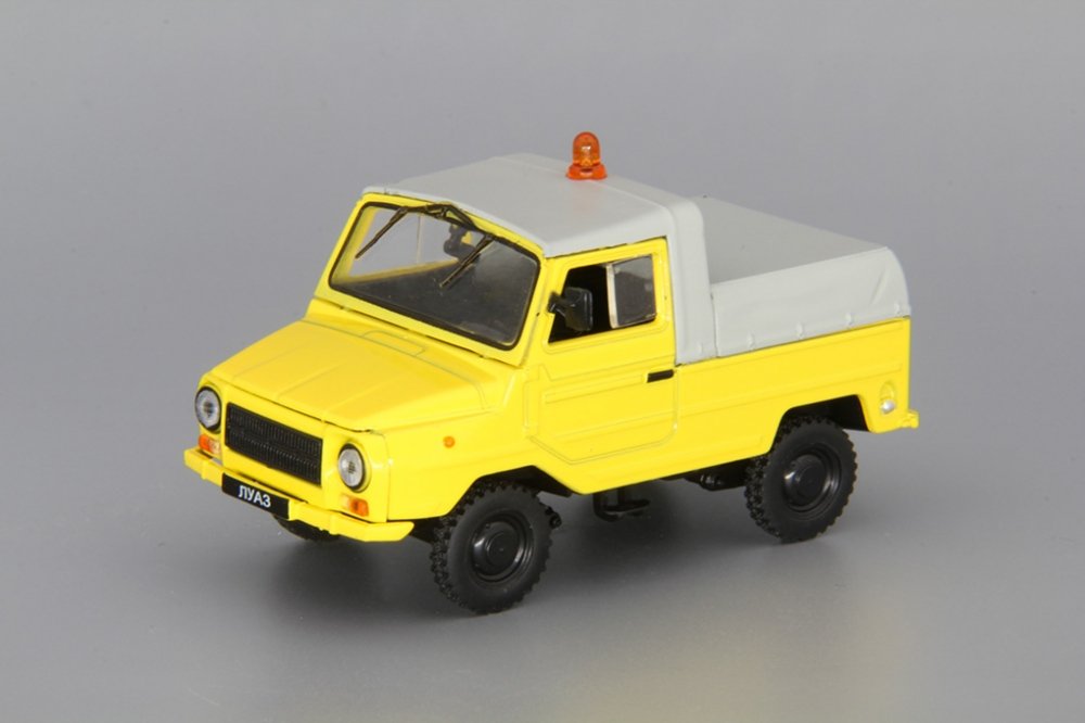 1:43 ЛУАЗ 2403 Аэрофлот, Автомобиль на службе 47, желтый - ANS047