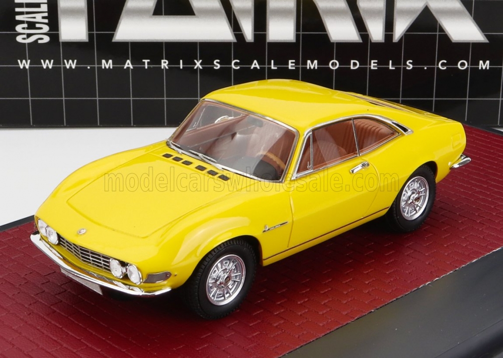 1:43 FIAT Dino Pininfarina Berlinetta Speciale Prototype (1965) Ferrari Engine, Yellow - MX40602-042