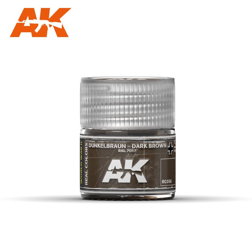 Краска Dunkelbraun-Dark Brown RAL 7017 10ml - RC-056